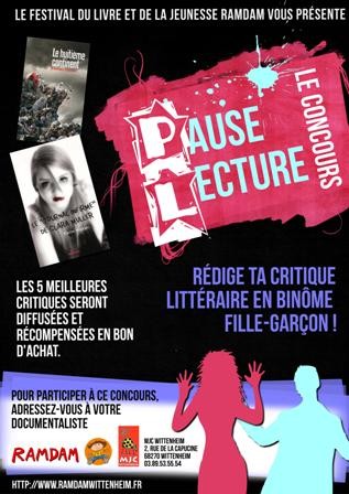 Lancement du projet “Pause lecture” Lancement du projet “Pause lecture”